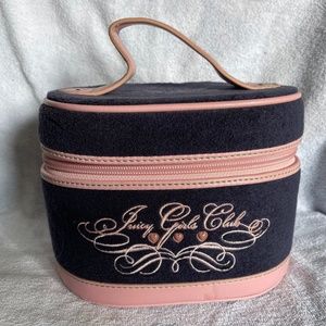 Vintage Juicy Couture blue & pink train case